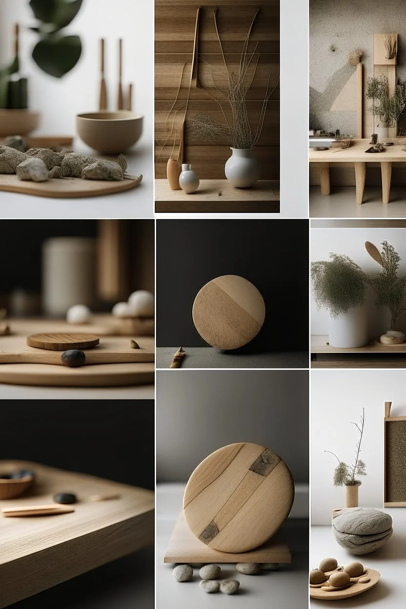 earthstone craft shop moodboard