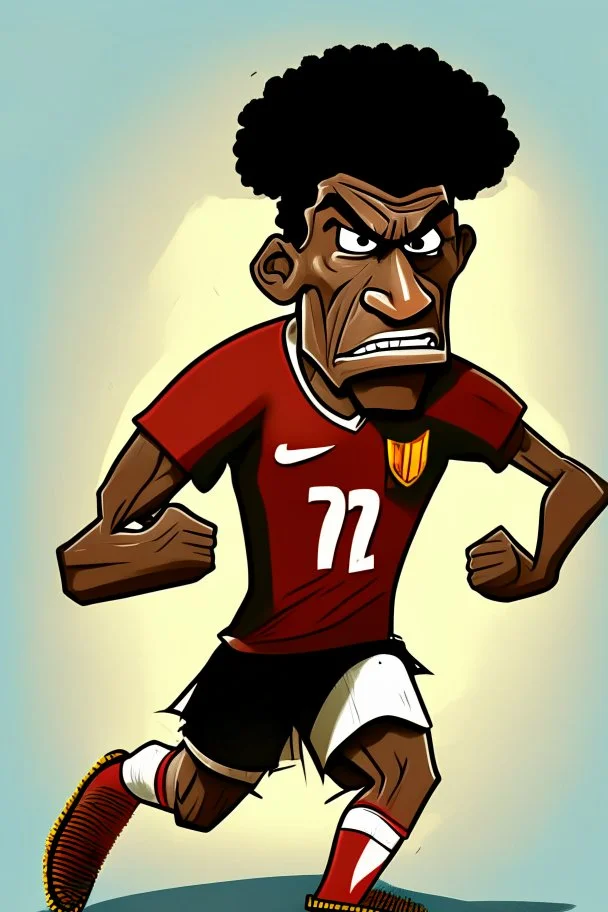 Pervis Estupinan Footballer cartoon 2d