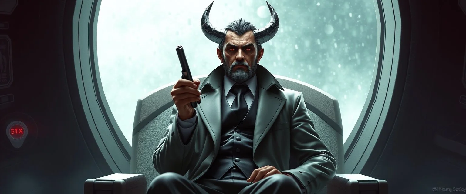airbrush 3d rendering, mafia Doctor Vex is now officially in stasis. No experiments. No clones. No accidental galaxy-ending breakthroughs.