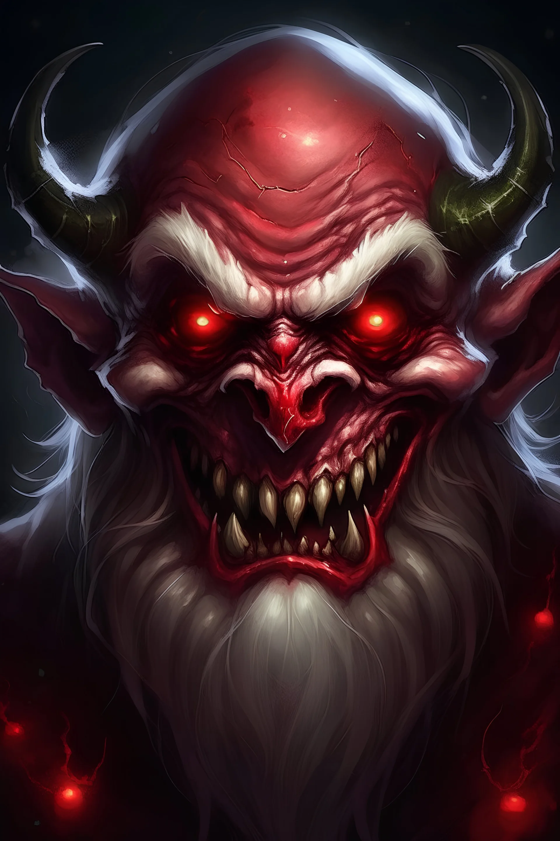 demonic santa