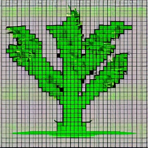 Plant monster pixel art