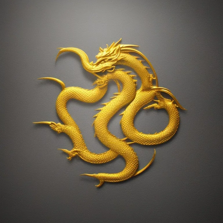 logo only golden dragon