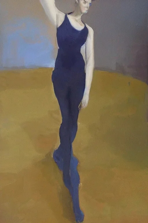 Full body portrait, painting, medium shot lady volumetric ladies