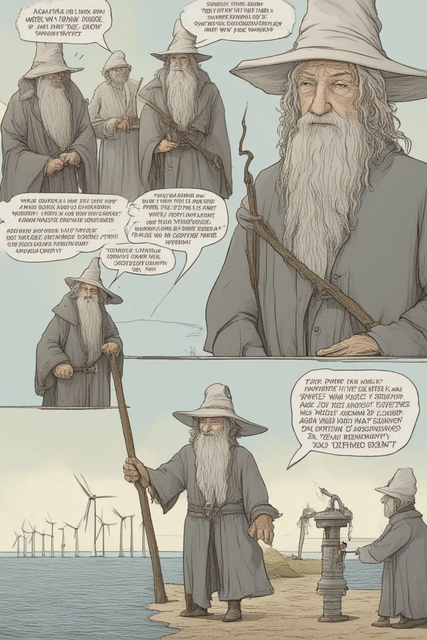 Gandalf visits an offshore wind farm