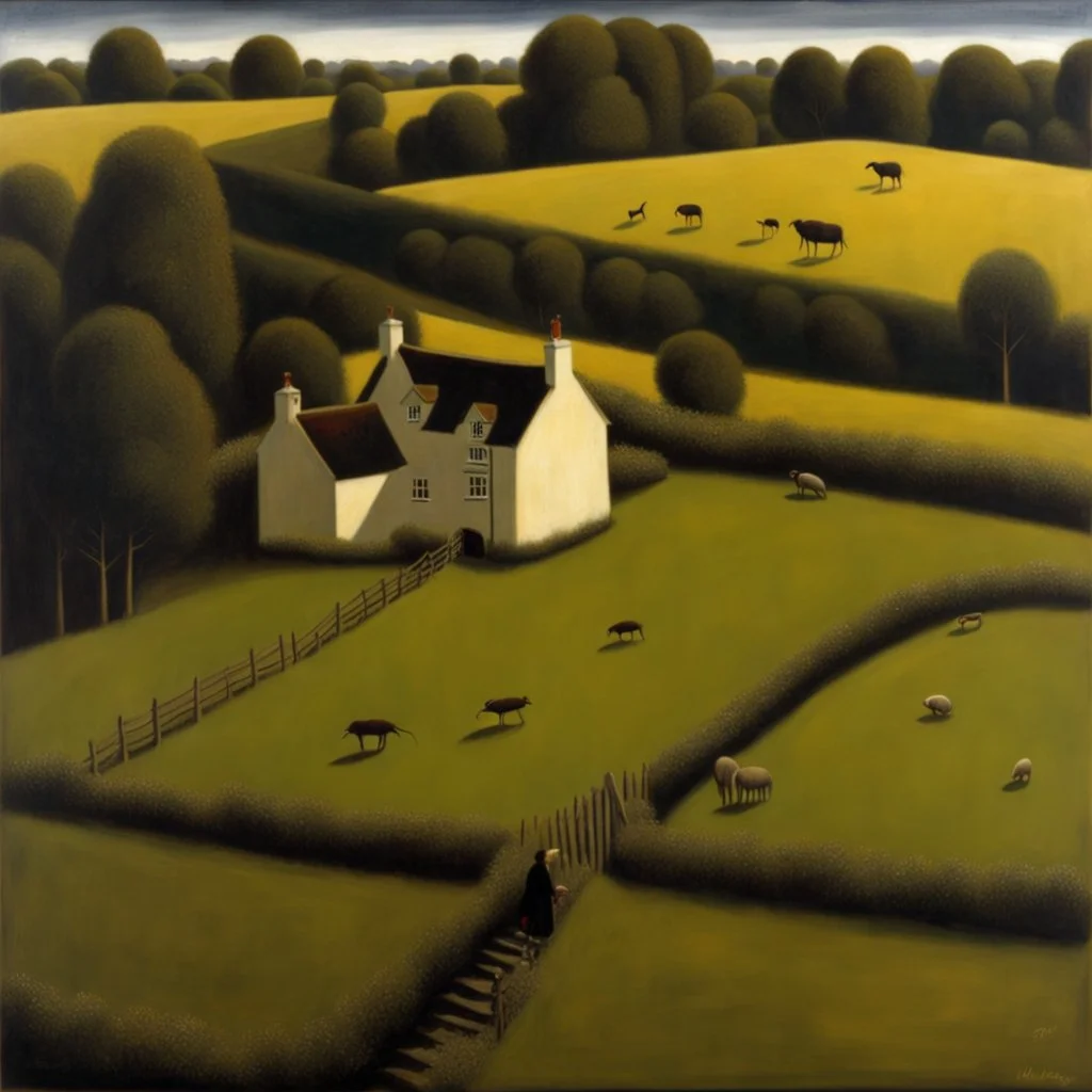 by artist "David Inshaw"