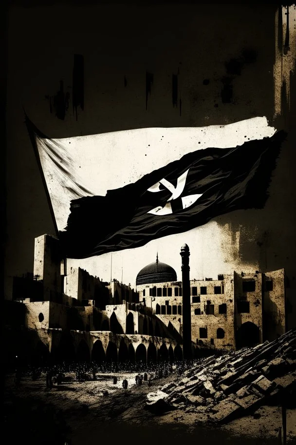 Al Quds, Black flag