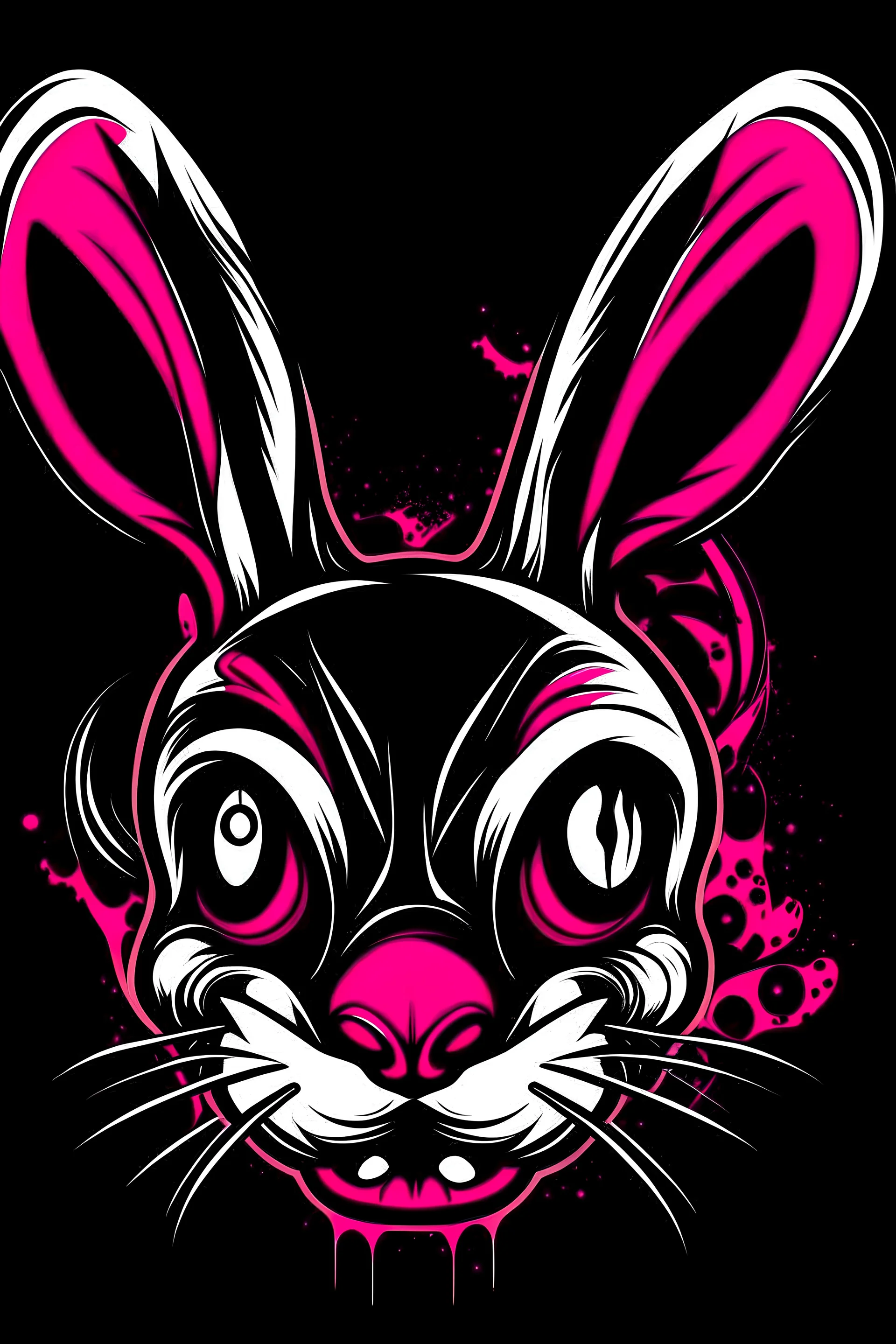 Rabbit Head Logo Mad Rabbit Logo