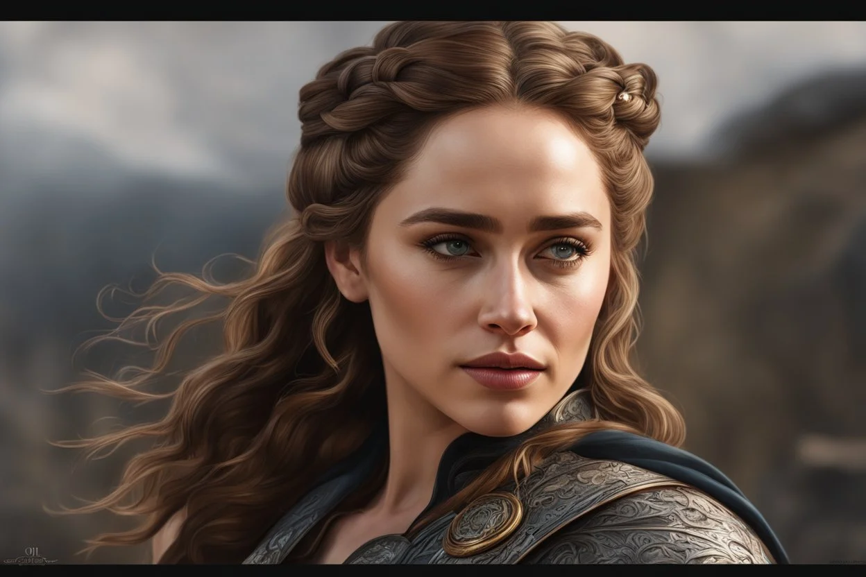 Emilia Clarke in 8k skitch Oil anime artstyle , couple, game of thrones them, close picture, intricate details, highly detailed, high details, detailed portrait, masterpiece,ultra detailed, ultra quality