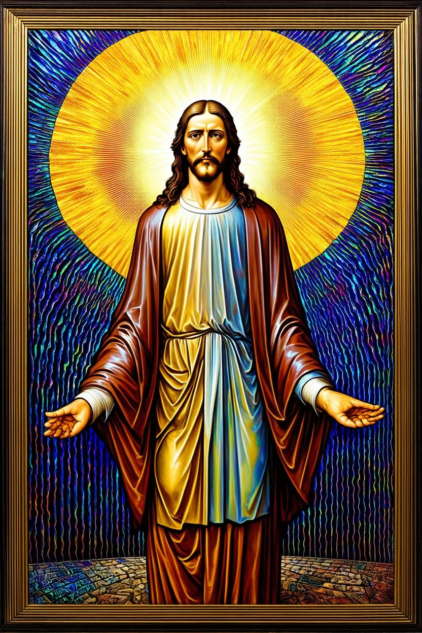 Jesus, don't want me for a sunbeam Sunbeams are never made like me Don't expect me to cry For all the reasons you had to die Don't ever ask your love of me Don't expect me to cry Don't expect me to lie Don't expect me to die for thee surreal art combining the styles of Andre Breton and Escher filled in with Iridescent golden elements inspired by Klimt and colorful elements inspired by Klee