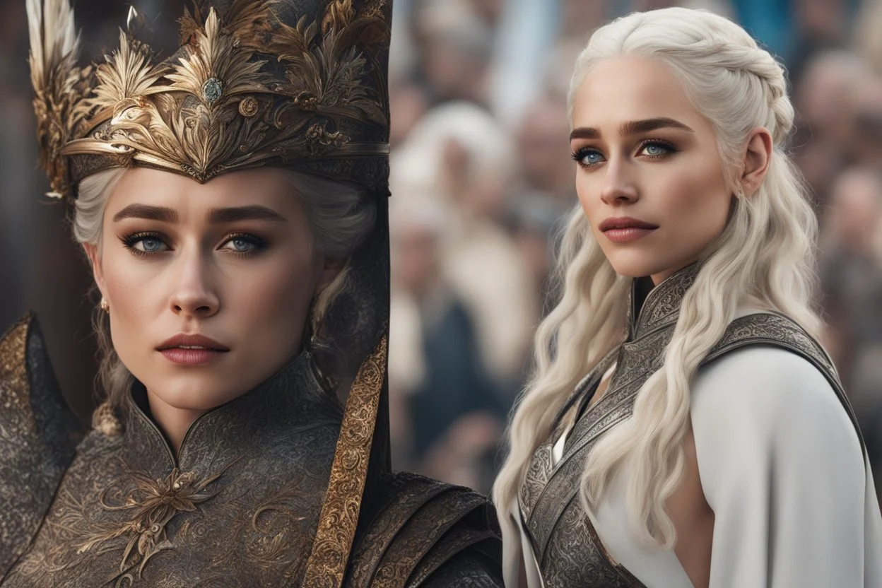 Emilia Clarke in 8k skitch anime artstyle , couple, game of thrones them, close picture, intricate details, highly detailed, high details, detailed portrait, masterpiece,ultra detailed, ultra quality