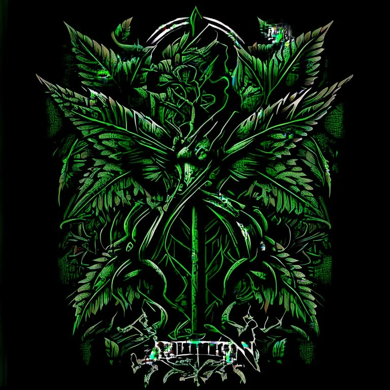 addiction dark green