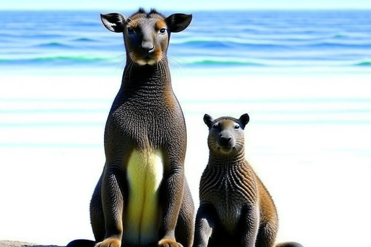 Half kangaroo, half sea lion