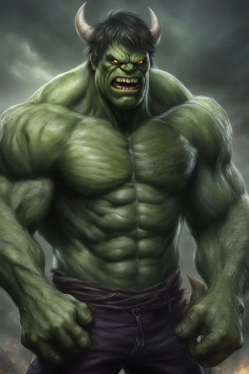 Realistic demon hulk