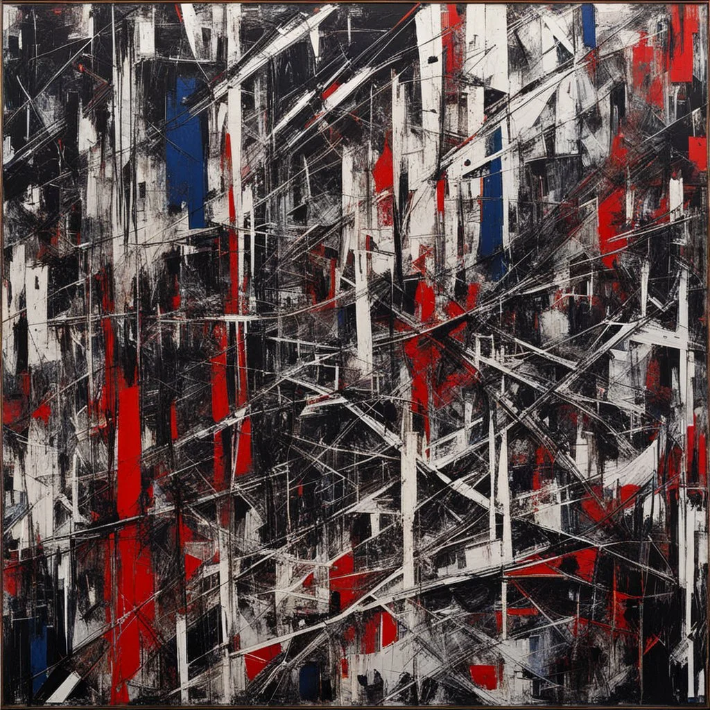 [series by Jean-Paul Riopelle] Haunting Echoes of Experimentation