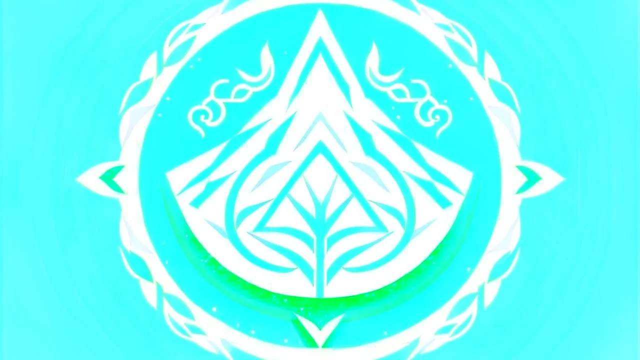 "Craft a logo for 'Prana Breathwork' using soft green, light blue, white, and light gray. Include geometric respiratory flow, a stylized mountain, and abstract snowflake elements. Ensure a simple yet memorable design that embodies the brand's holistic, educational, and therapeutic personality, capturing values of balance, serenity, and transformation."