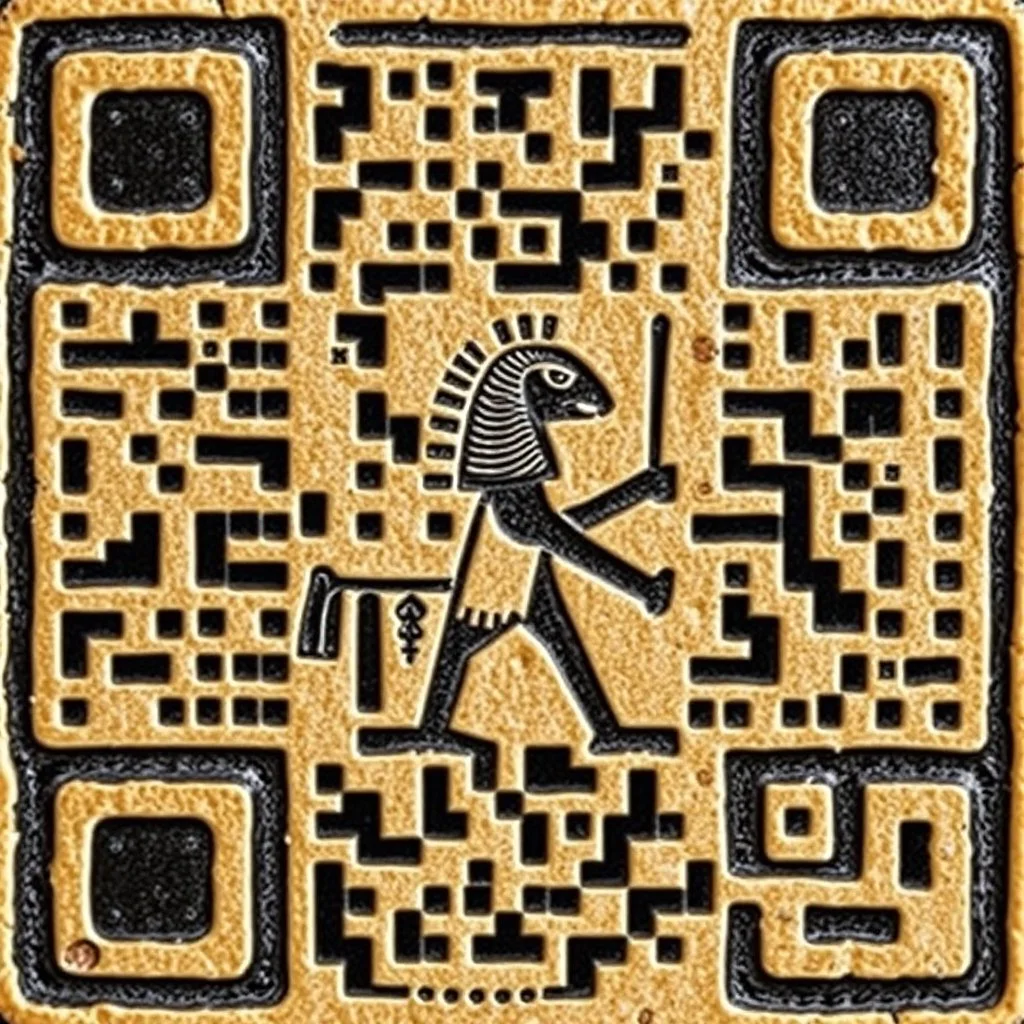 A QR code from Ancient Egypt