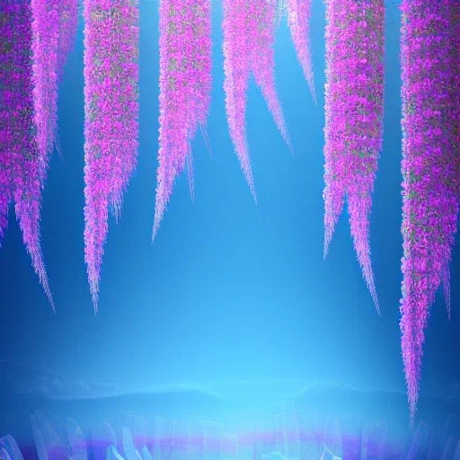 a magical crystal vertical light pink rose, pink and blue wisteria sun, pink vertical, blue lake,sharp, background vertical blue gradient vertical, elegant, highly detailed, artstation, concept art, smooth, sharp focus, illustration, 8k, splash art, wallpaper, key visual