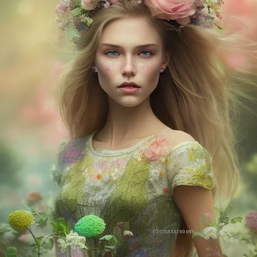 10 fairies riding bikes, perfect body, pefect face, beautiful, hyperrealism, masterpiece, expert, cinematic lighting, sharp focus, 8K, pastel, macro lens, woman, detailed, flower