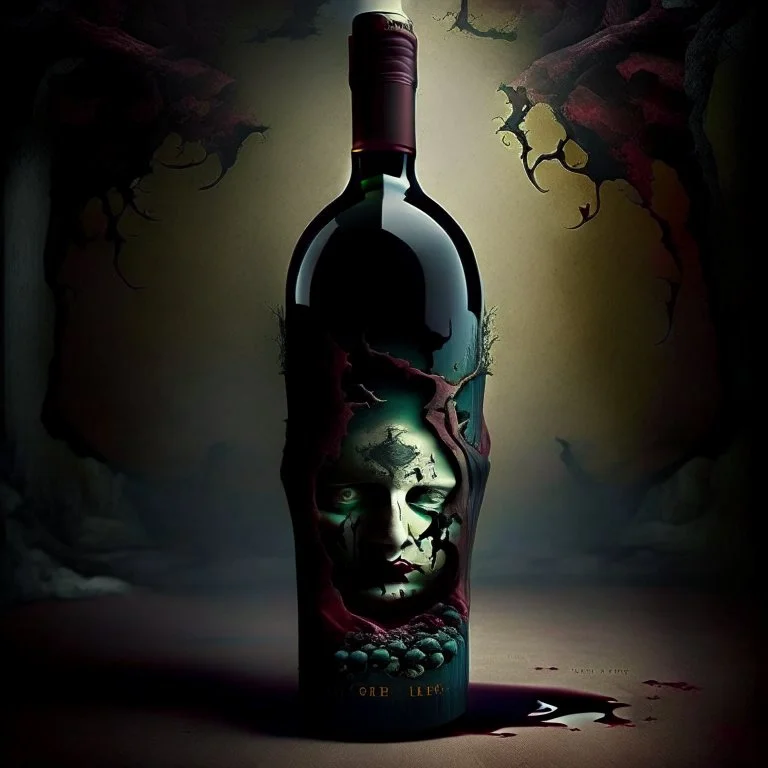 A bottle of wine in which all the evil of the world is hidden.