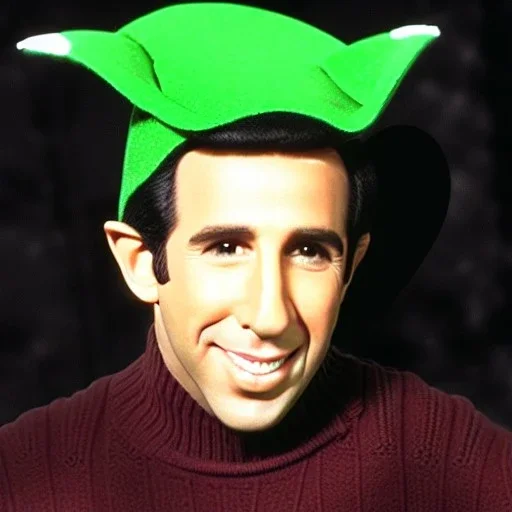 Arthur fonzarelli, green elf hat, fonz, older, fonzie