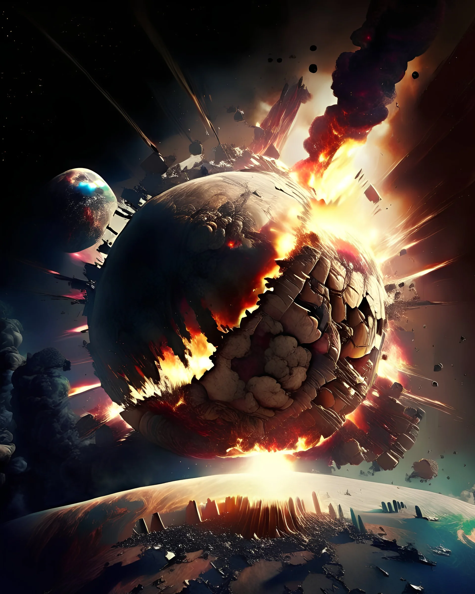 Exploding planets and the end of the world.