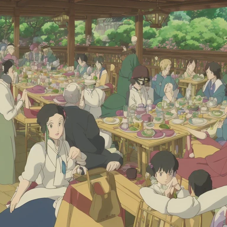 "The Brunch Club" by Hayao Miyazaki