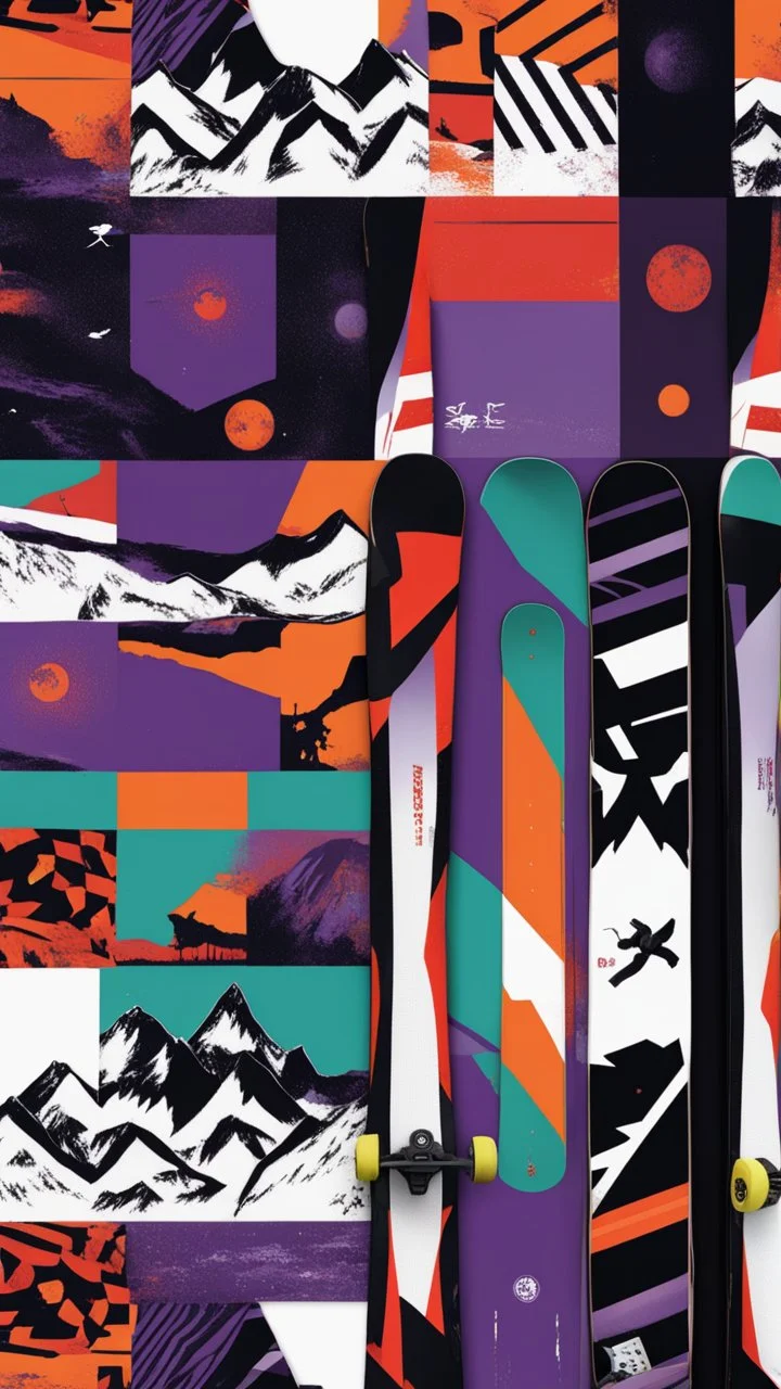 Evangelion pattern for snowboard