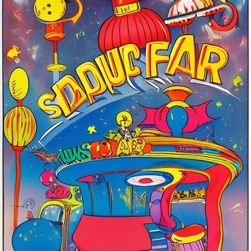 fun fair in space design by dr seuss