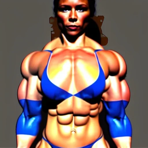 Ultra realistic, beautiful woman, female muscle growth, sequence