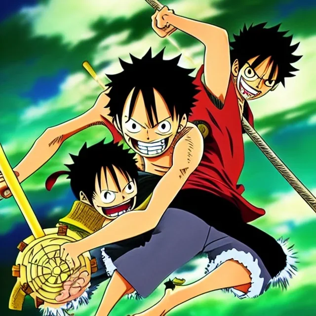 Luffy vs Zoro, anime, manga