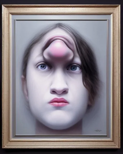 A Gottfried Helnwein painting