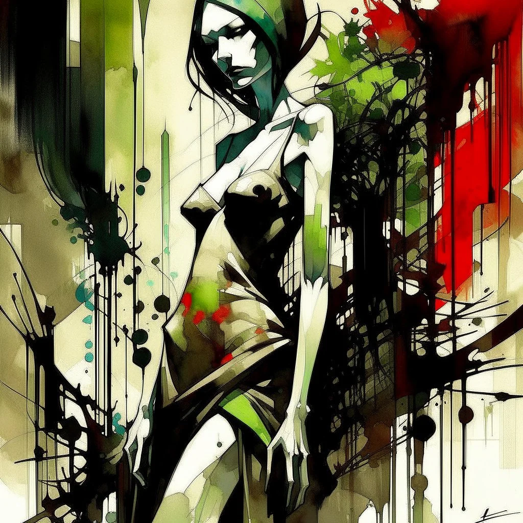 woman / Art Deco / Alex Maleev