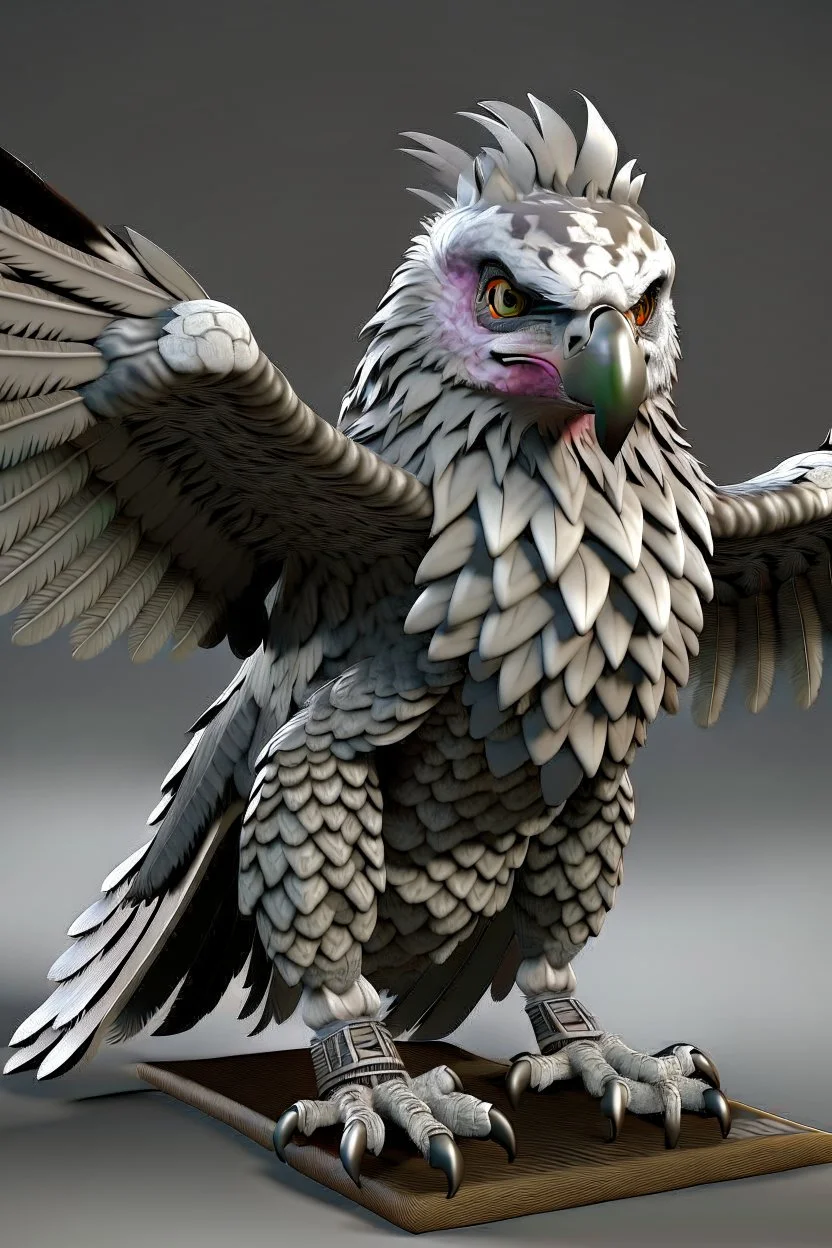 3d harpy eagle