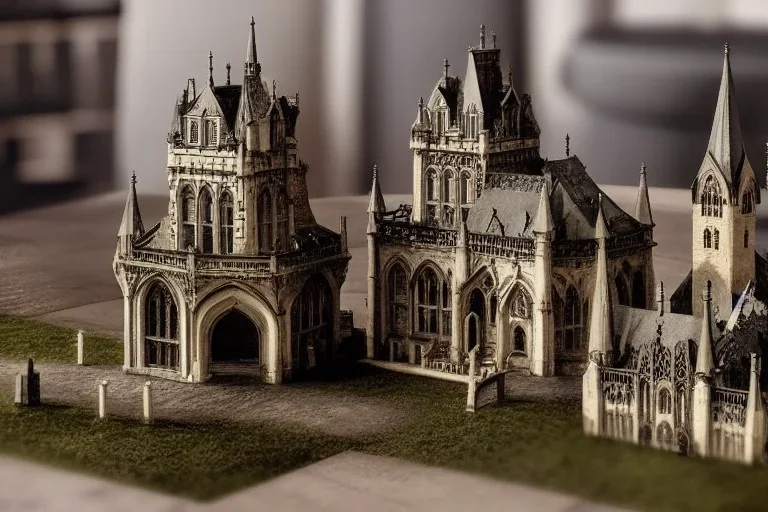 Miniature Gothic city