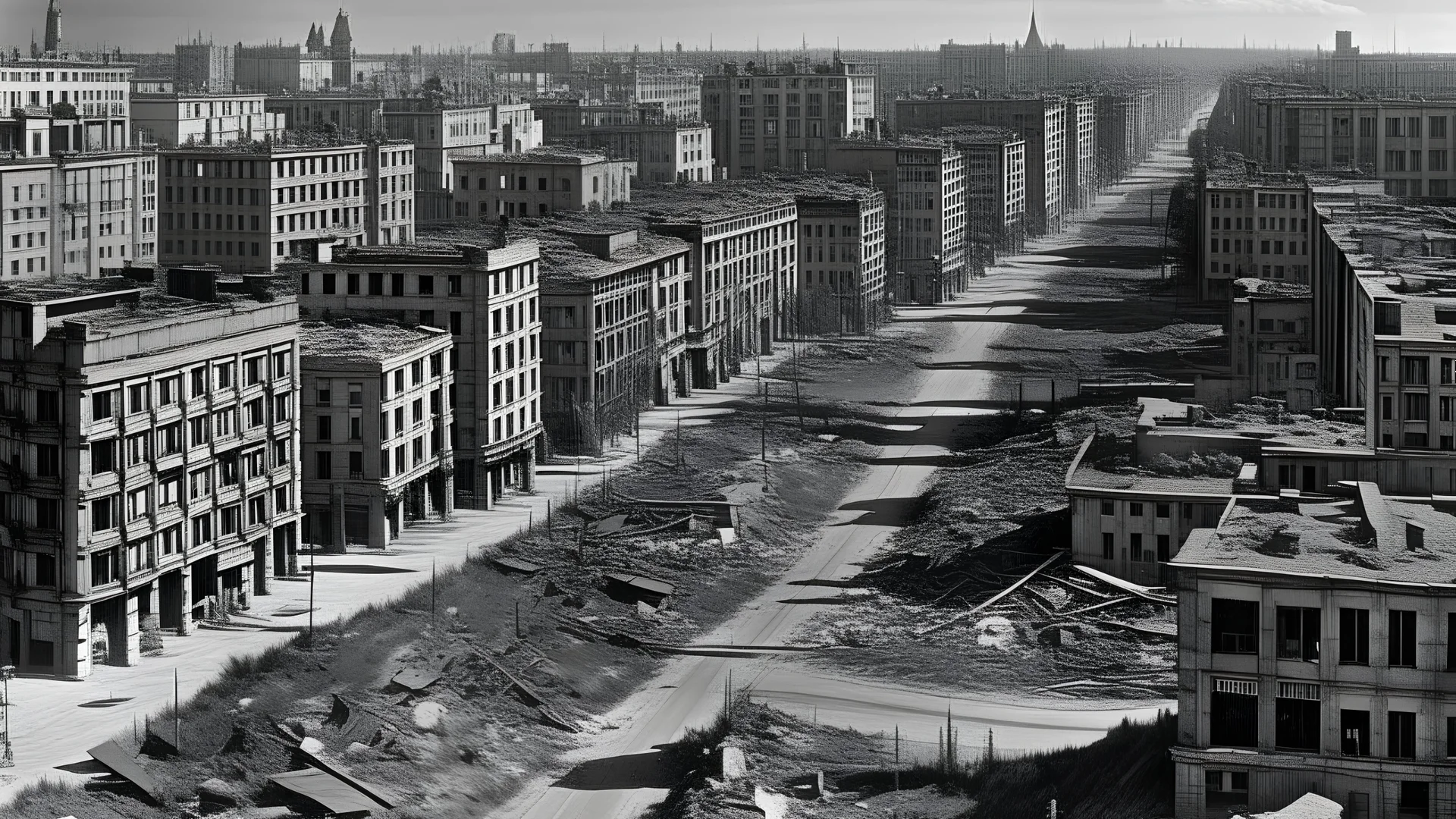 Una ciudad en la segunda guerra mundial