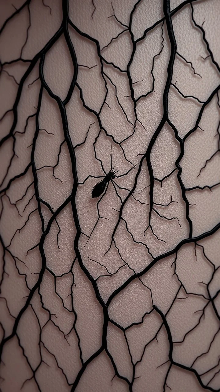 A mosquito black vein, human veins, mixing together a lot of them, like a forest, big and small veins a lot of them,