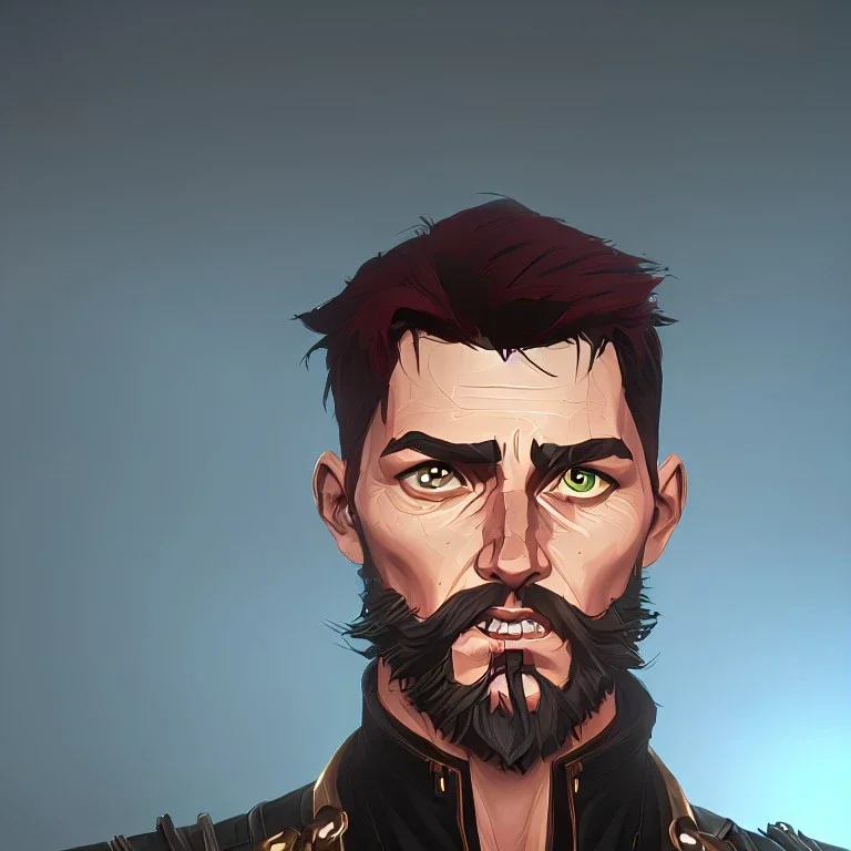 Tom Cruise Christmas military cyberpunk beard goat