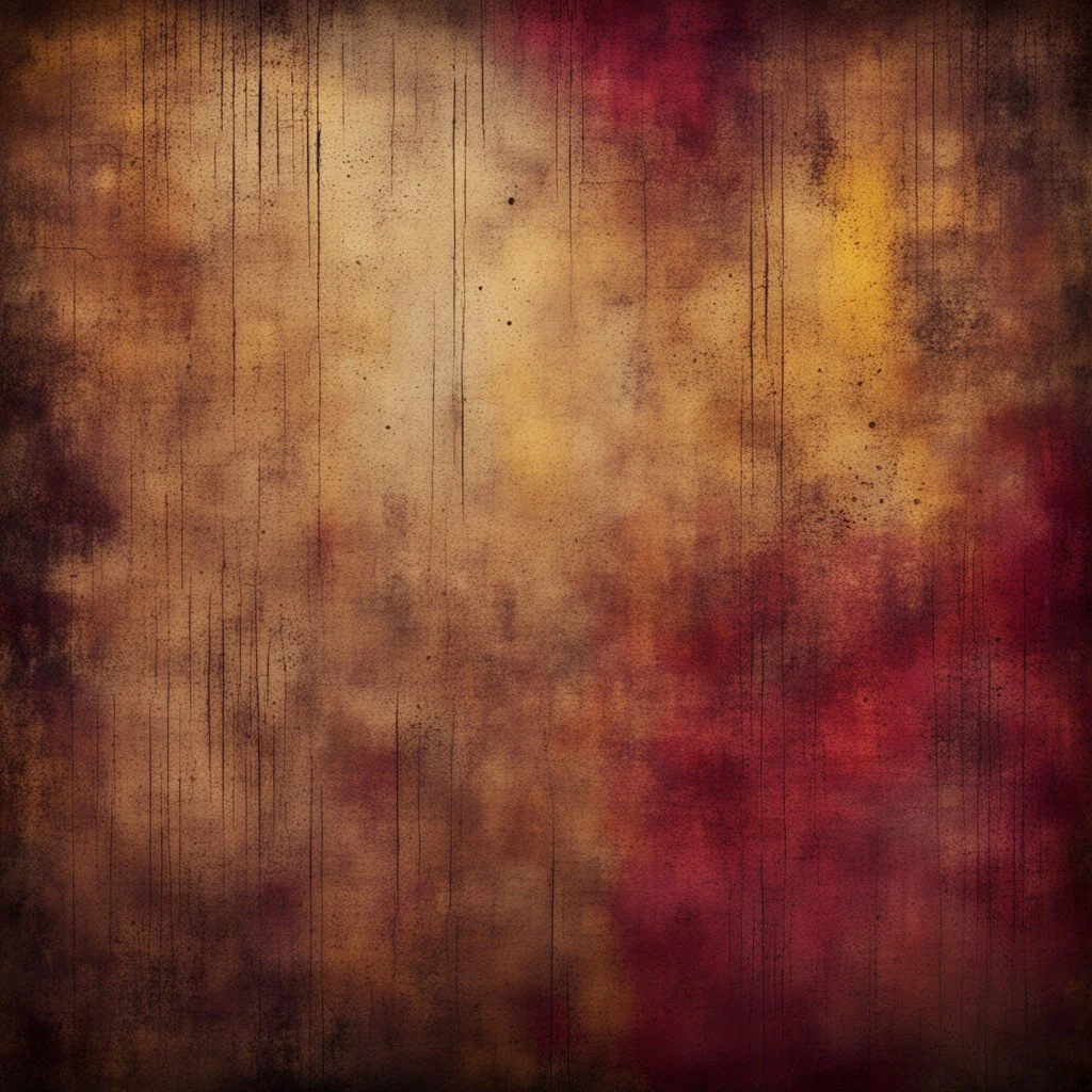 Hyper Realistic golden & maroon multicolor grungy rustic texture with vignette effect