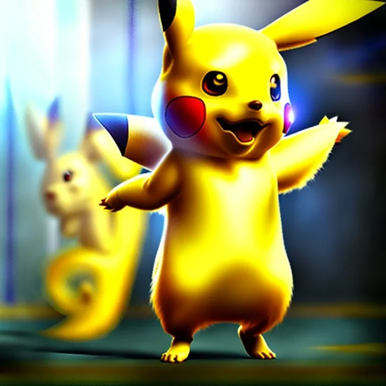 realistic pikachu