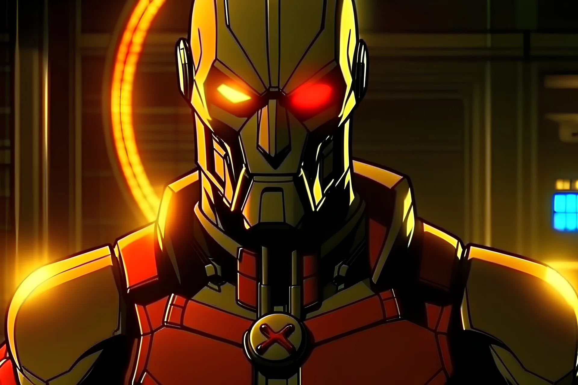 deadshot animated inside a medalion