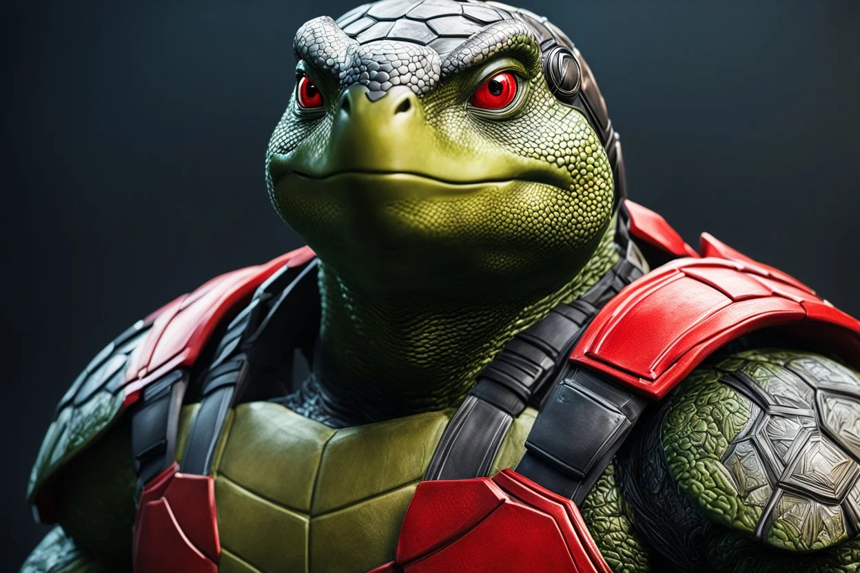 Rafael in 8k live action anime artstyle, Turtles, red custom, TMNT them , dynamic pose, intricate details, highly detailed, high details, detailed portrait, masterpiece,ultra detailed, ultra quality