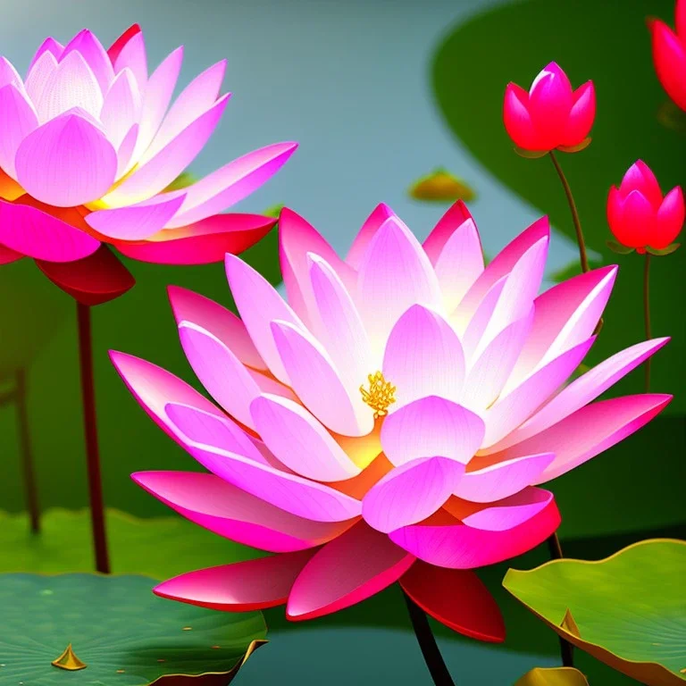 one big crystal subtle lotus with a beautiful fairy, delicate colors, finely tuned detail, ultra high definition, 8 k, unreal engine 5, ultra sharp focus