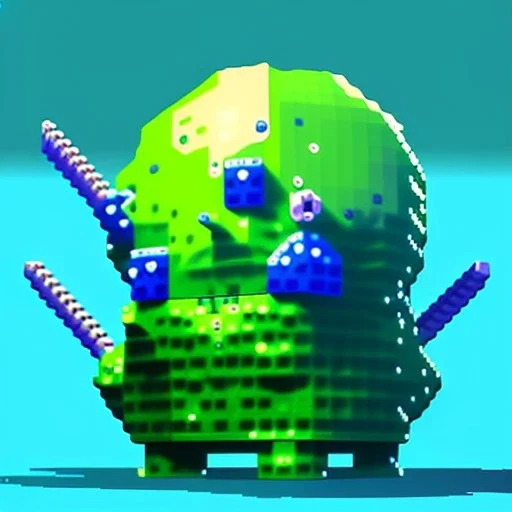 slime, character, pixel art