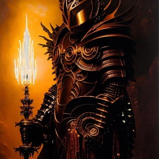 portrait 'Boscogn-Berserk',ancient metal armor,glowing eyes ,painting by gaston bussiere, greg rutkowski, yoji shinkawa, yoshitaka amano, tsutomu nihei, donato giancola, tim hildebrandt, oil on canvas, cinematic composition, extreme detail,fit full head inside picture,16k