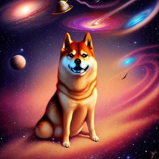 shiba inu doge Pleiadean galaxy