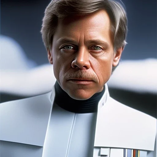 extremely detailed 8k hyperspace wallpaper,complete and photo realistic detailed head to waist stunning photo realistic portrait of mark hamill as luke skywalker in star wars with short lenght, Symmetrical, soft, fine, warm, photo realistic hair, blue eyes, professional majestic photo realistic painting by Ed Blinkey, Atey Ghailan, by Jeremy Mann, Greg Manchess, Antonio Moro, trending on ArtStation, Intricate, High Detail, Sharp focus,dramatic, by greg rutkowski,harsh and rough face, jedi outfit