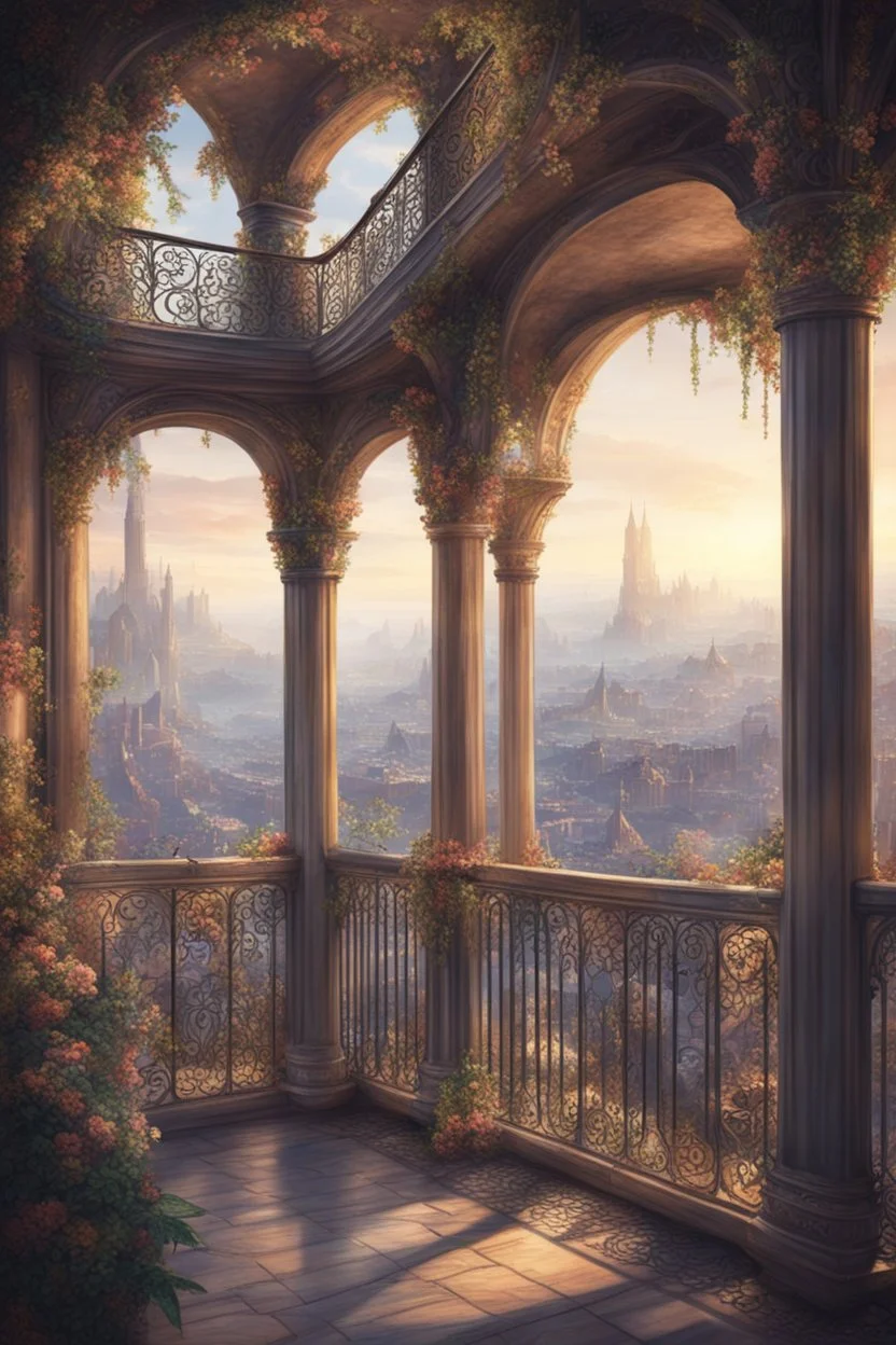 fantasy balcony