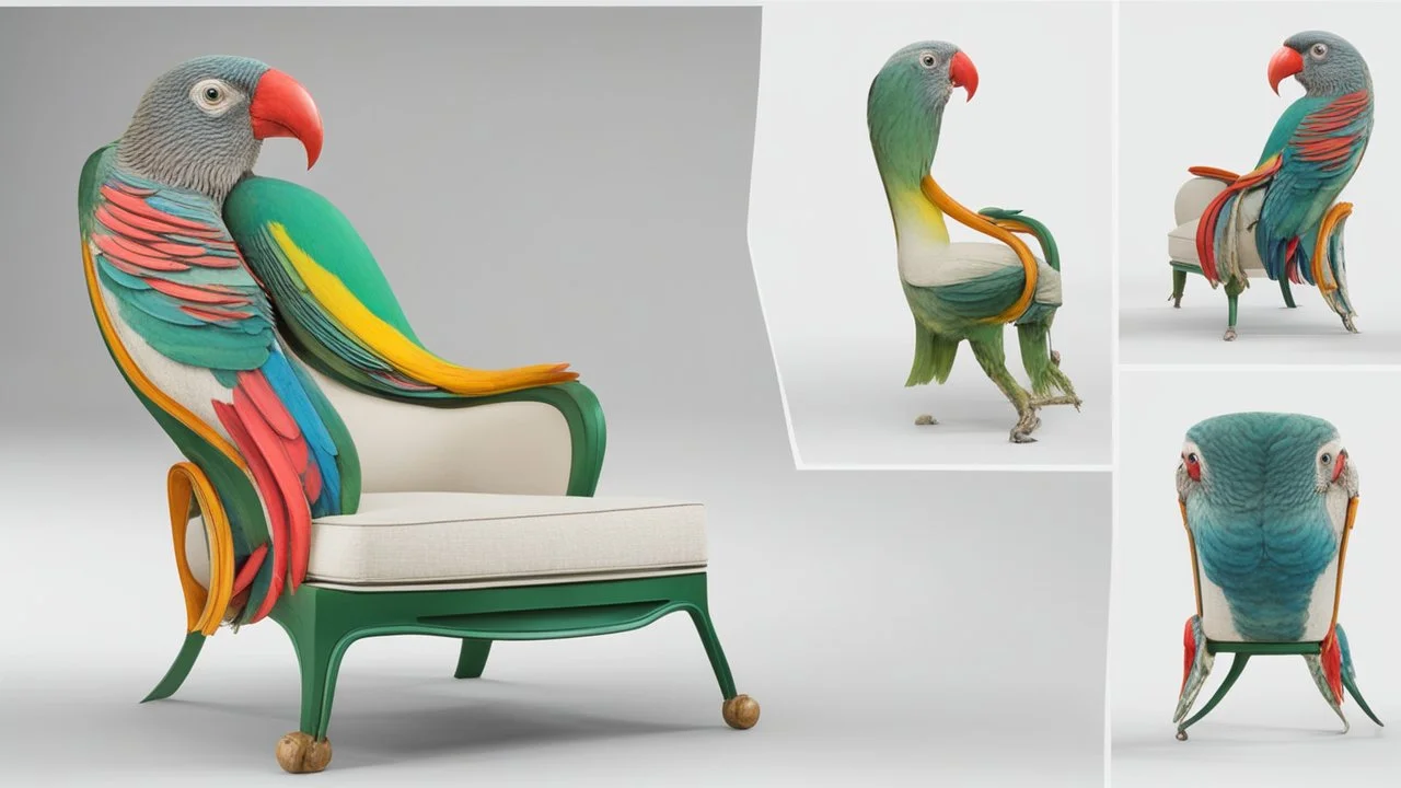 Parrot inspired chair