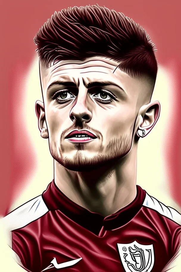 Aaron Cresswell English football player cartoon 2d ؤشقفخخى 2ي