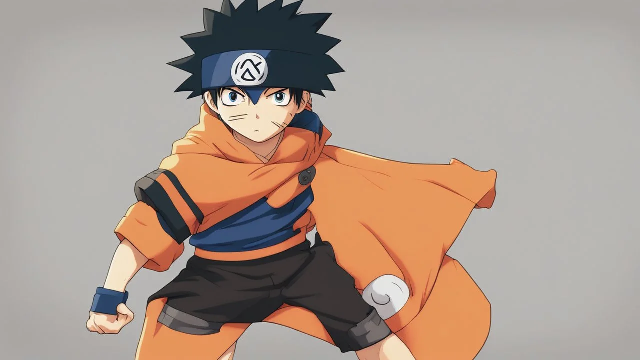 naruto in luffy outfit